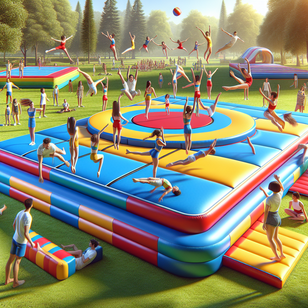 Key Features of a Portable Inflatable Gymnastics Track for Indoor and Outdoor Use  