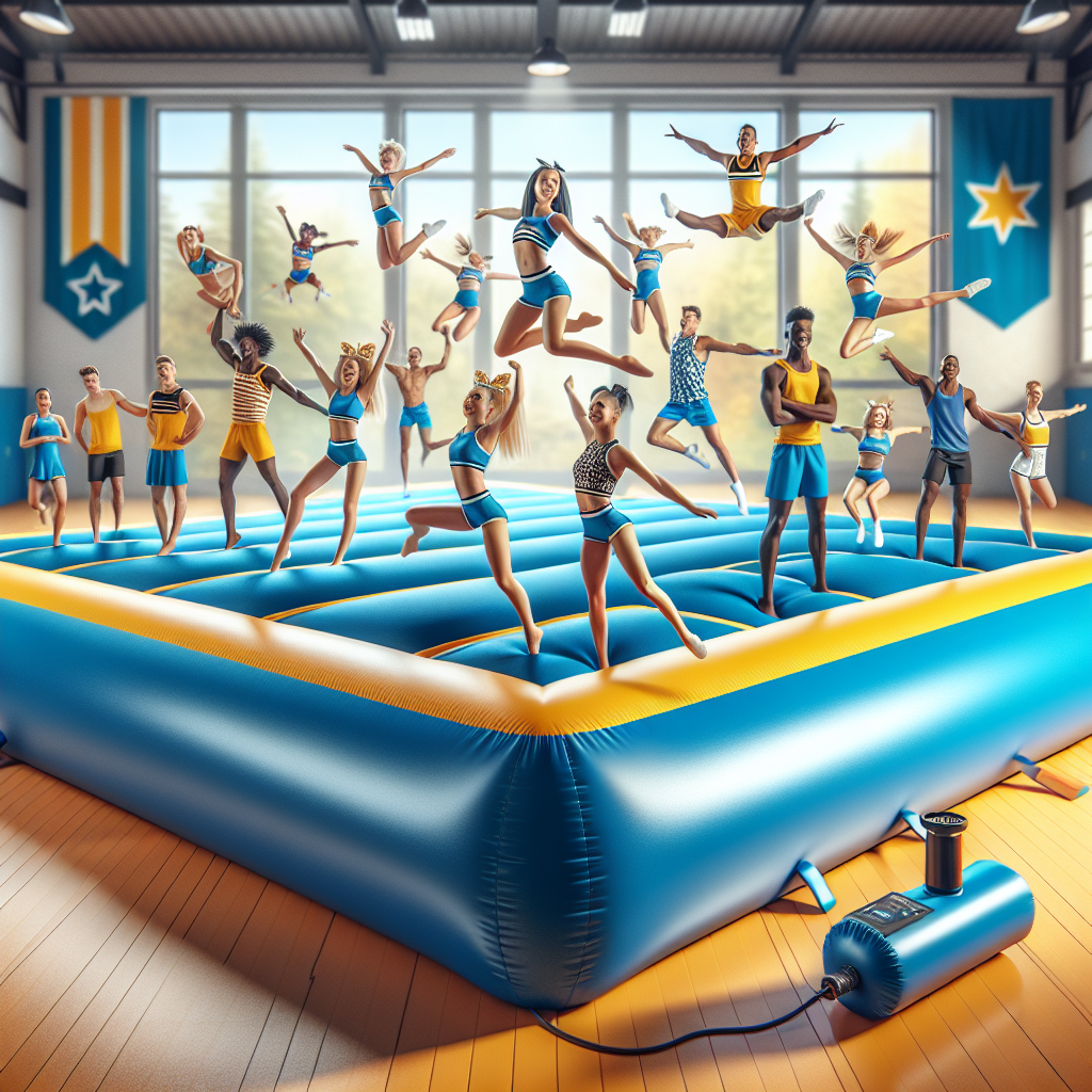 Quick and Easy Setup: The Ultimate Solution for Cheerleading Practice  