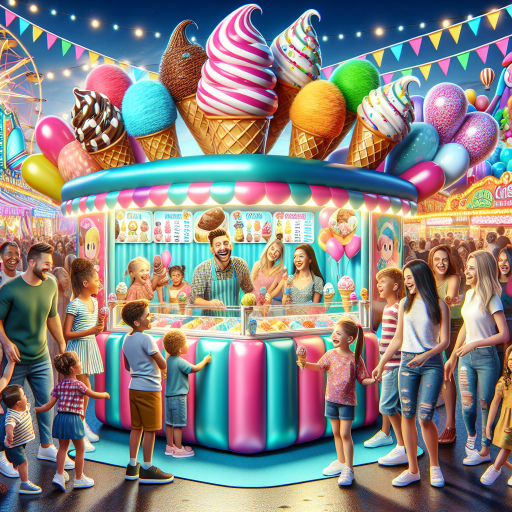 Advantages of Using Inflatable Booths for Carnival Ice Cream Sales: A Game Changer for Vendors  