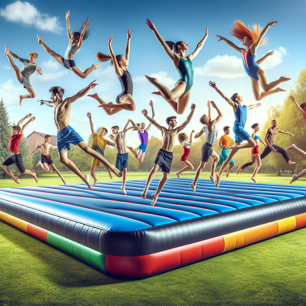 How an Inflatable Gymnastics Tumbling Mat Enhances Skill Improvement and Reduces Injury Risk  