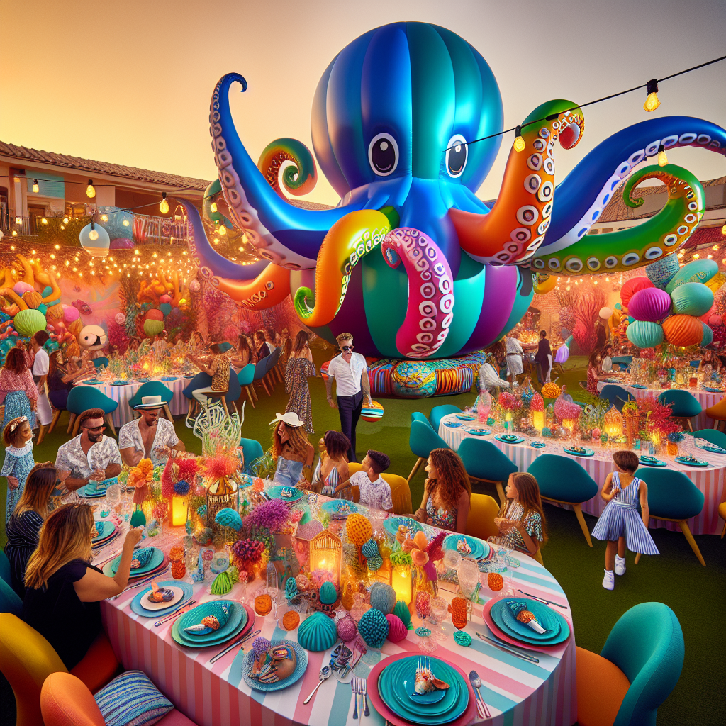 Whimsical Event Decor: How Inflatable Tentacle Balloons Enhance Any Celebration  
