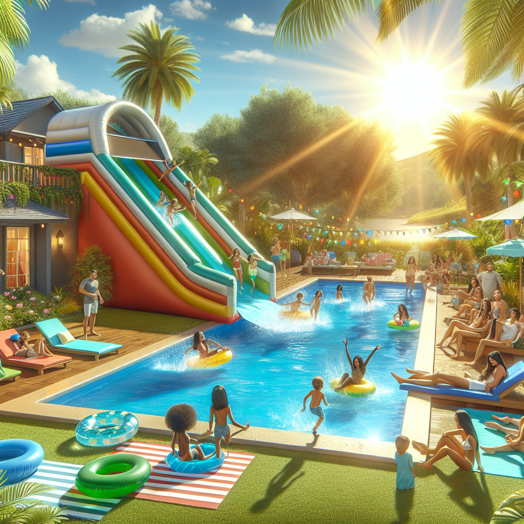 Step-By-Step Guide: How To Set Up A Water Slide With Pool For Summer Events  