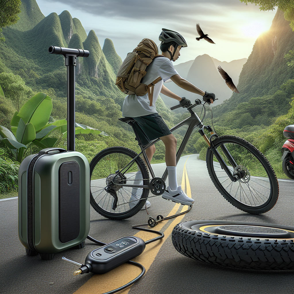 Compact Air Pump for Quick Tire Inflation on the Go: Perfect for Adventurers  