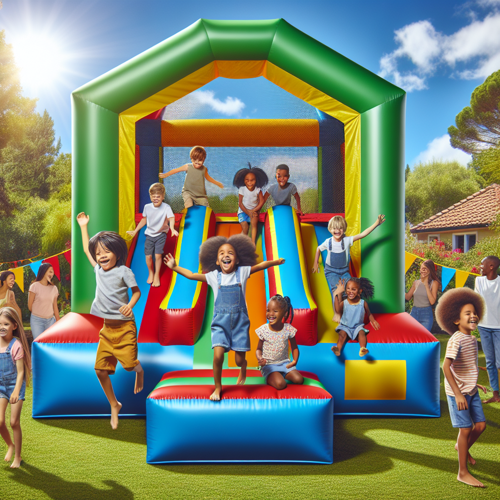 Exploring the Benefits of Safe Inflatable Bounce Houses with Slides for Children  