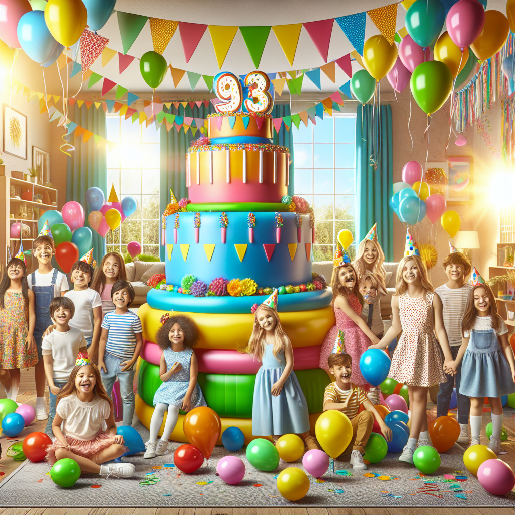 The Magic of a Double-layer Inflatable Cake for Festive Events  