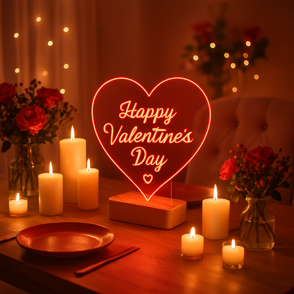 Creating a Romantic Atmosphere with Unique Romantic Lighting for Valentine's Day Celebrations  