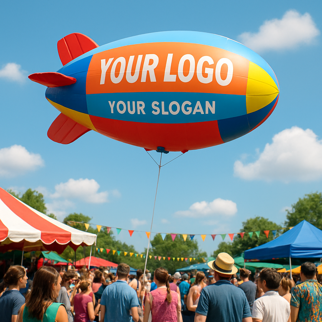 How Customizable Helium Inflatable Blimps Enhance Outdoor Marketing Strategies  