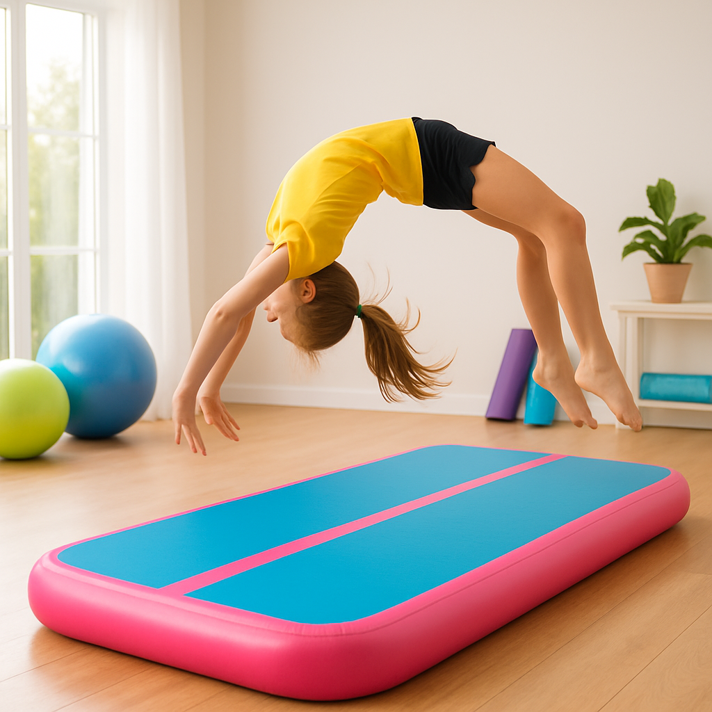 Easy Setup and Storage: The Convenience of Inflatable Gymnastics Mats for Flips and Jumps  