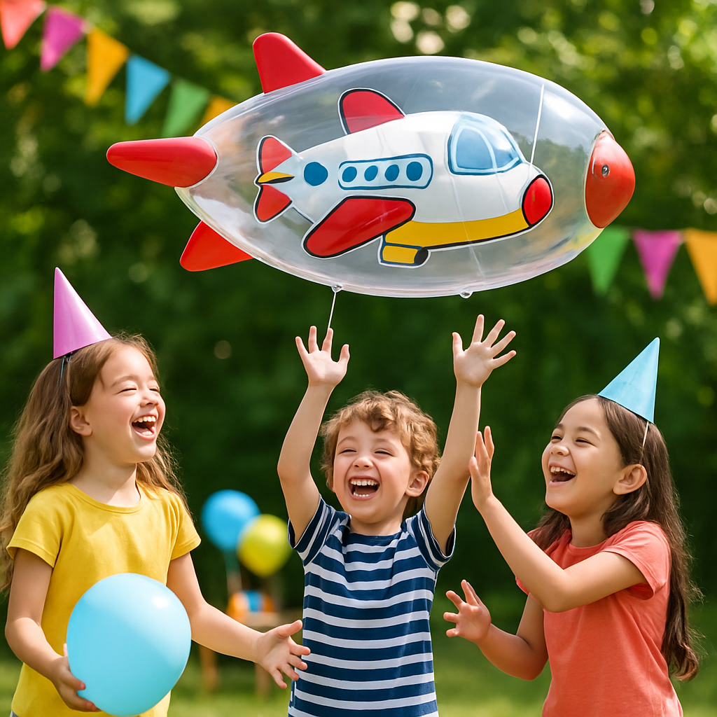 Easy to Inflate Airplane Blimp Toy for Hours of Entertainment Easy to Inflate Airplane Blimp Toy for Hours of Entertainment